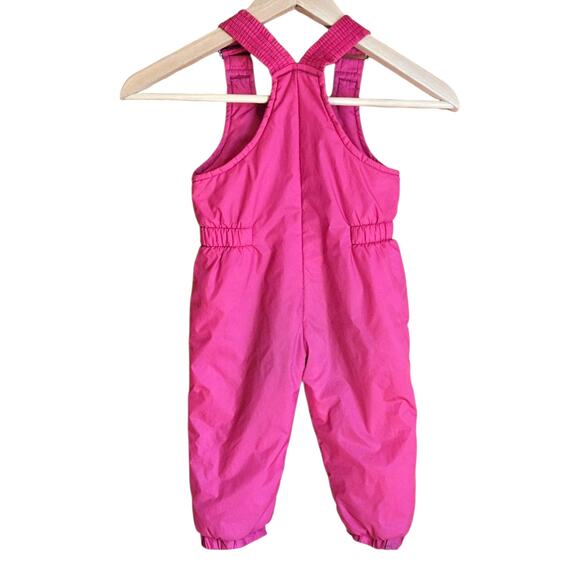 Lands End Snow Pants Bibs Pink Toddler Size 2T - Picture 5 of 5